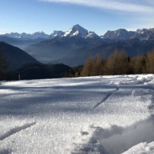 ciaspolata in Cadore