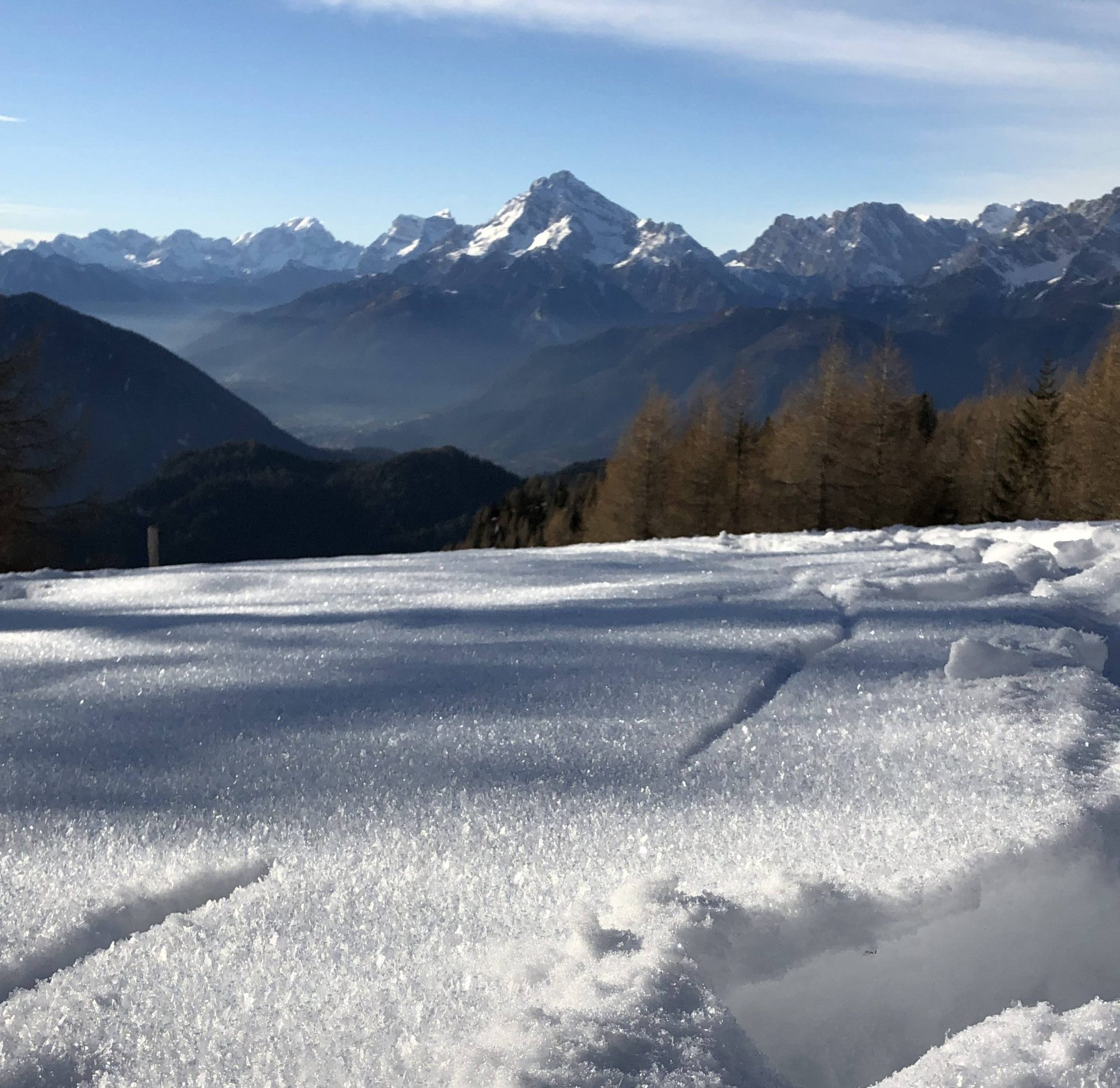 ciaspolata in Cadore
