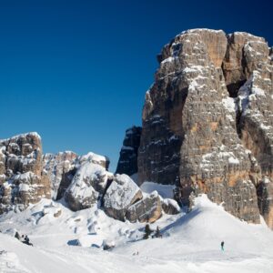 Cinque Torri ciaspolata