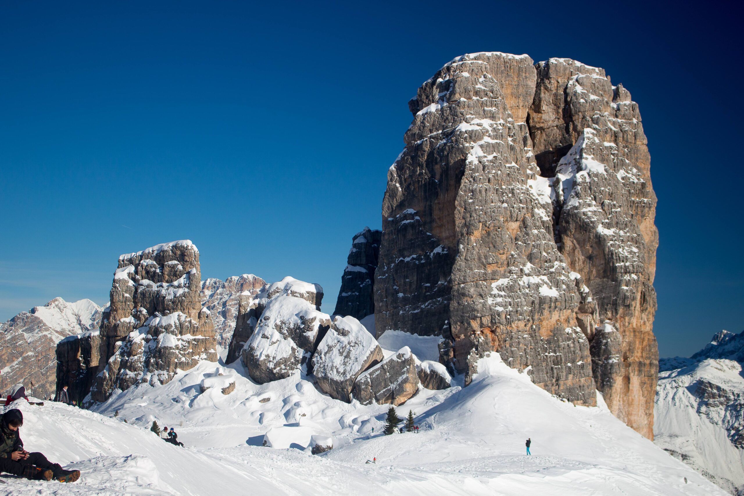 Cinque Torri ciaspolata